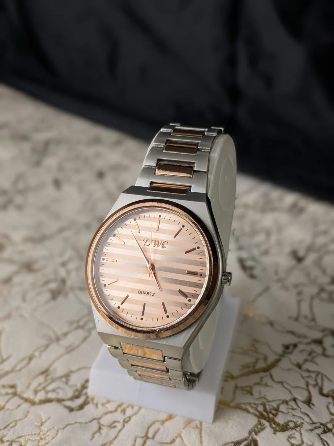 DWC Premium Two-Tone Quartz Watch for Men | Luxury Watch