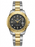 LOREX Two-Tone Gold & Silver Luxury Analog Men's Wrist Watch